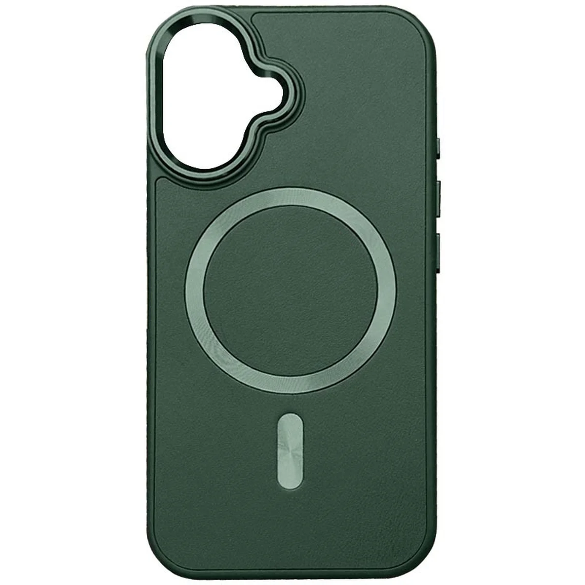 Кожаный чехол SnapCase with MagSafe для Apple iPhone 16 (6.1") Green