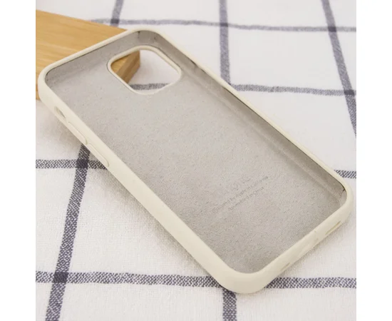 Чехол Silicone Case Full Protective (AA) для Apple iPhone 16 (6.1") Бежевый / Antigue White