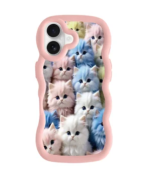 Чехол TPU Cloudy Pictures для Apple iPhone 16 (6.1") Kittens