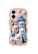 Чехол TPU Cloudy Pictures для Apple iPhone 16 (6.1") Kittens