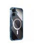 TPU чехол Nillkin Nature Pro Magnetic для Apple iPhone 16 (6.1") Синий (прозрачный)