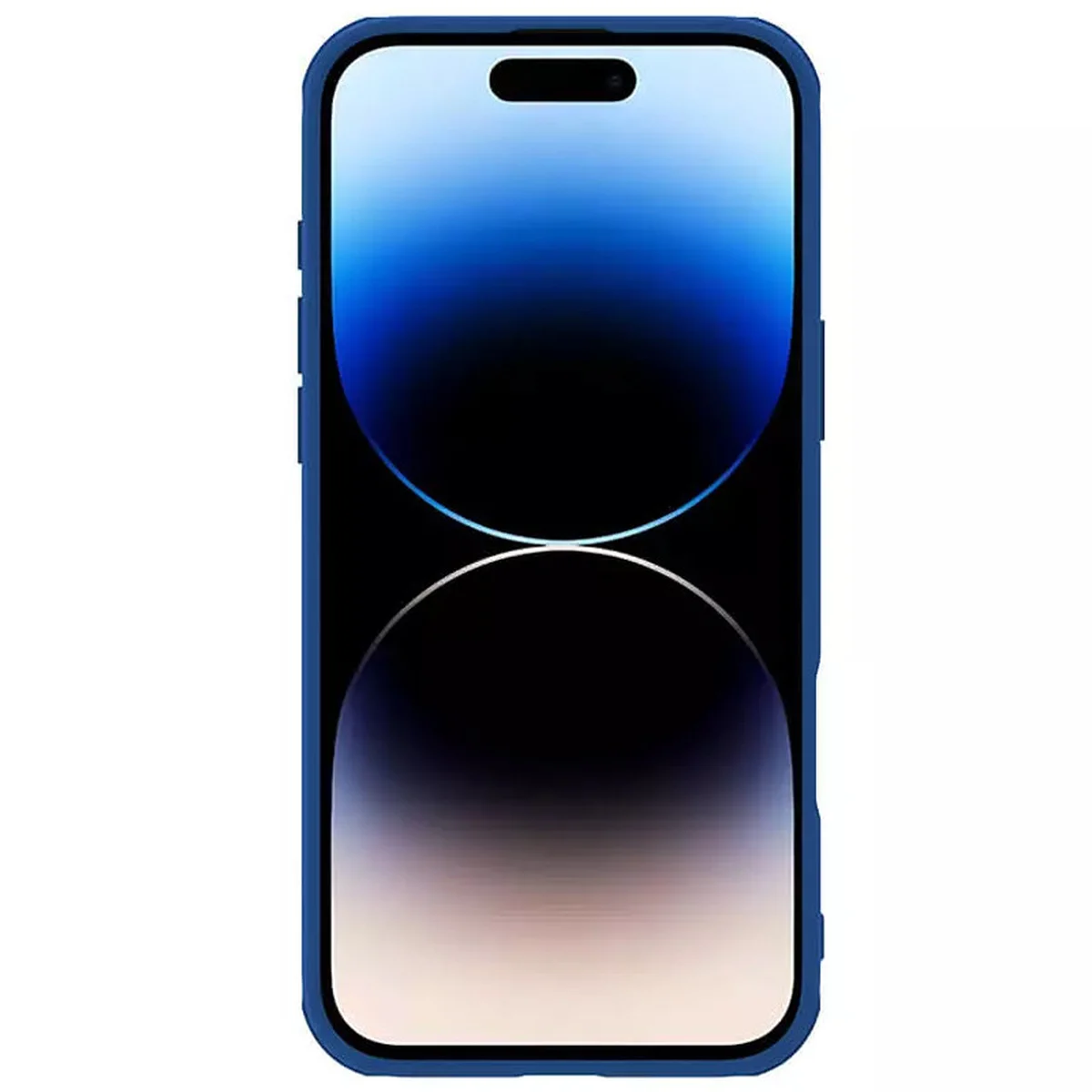 Карбоновая накладка Nillkin CamShield Pro для Apple iPhone 16 (6.1") Blue