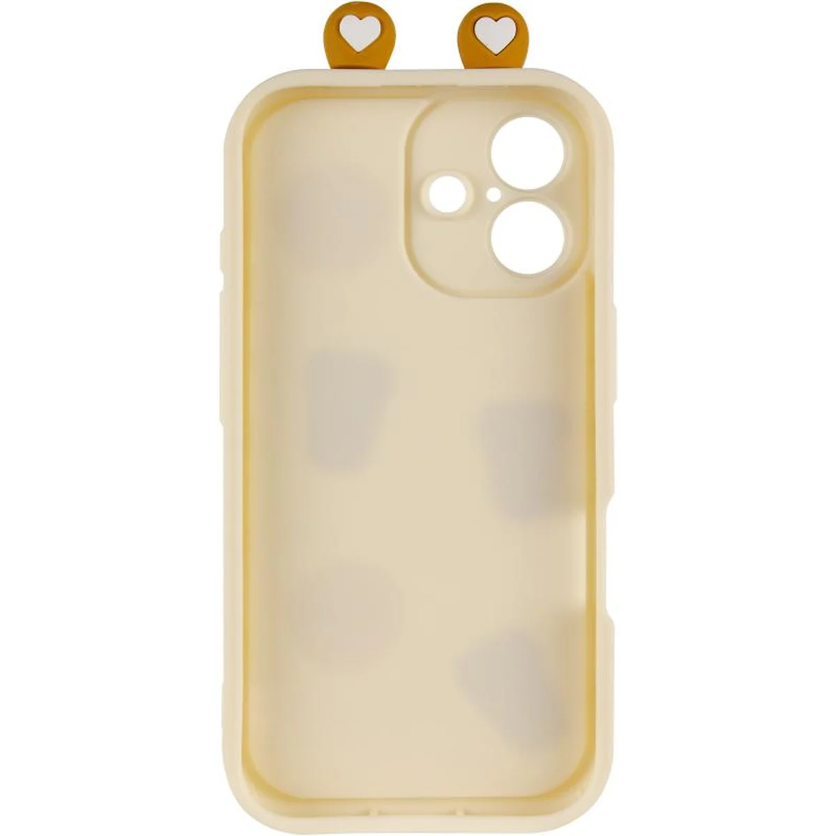 Чехол TPU Toys Case with Ears для Apple iPhone 16 (6.1") Sand