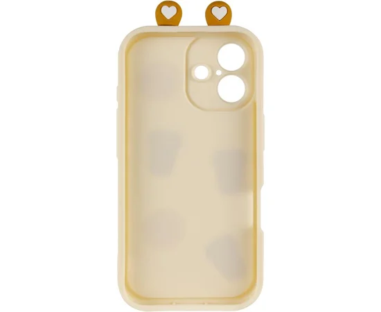 Чохол TPU Toys Case with Ears для Apple iPhone 16 (6.1") Sand