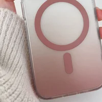 Чехол TPU+PC Shadow with MagSafe для Apple iPhone 16 (6.1") Rose Gold