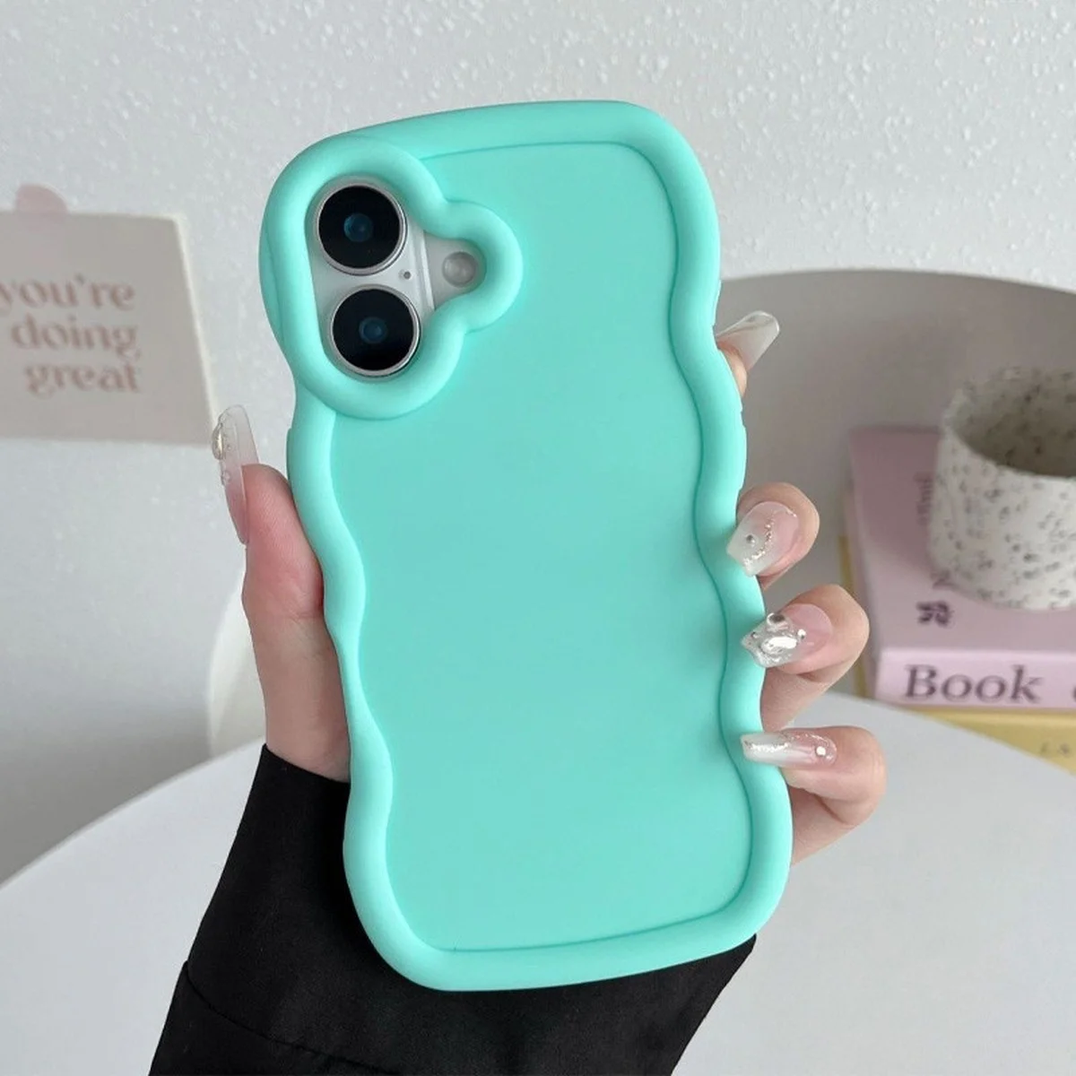 Чехол TPU Ripple для Apple iPhone 16 (6.1") Turquoise