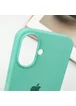 Чохол Silicone Case Full Protective (AA) для Apple iPhone 16 (6.1") Бірюзовий / Marine Green