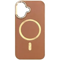 Кожаный чехол SnapCase with MagSafe для Apple iPhone 16 (6.1") Brown