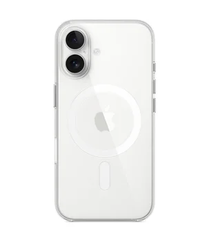 Чехол Clear Case (AAA) with MagSafe and Animation для Apple iPhone 16 (6.1") Clear