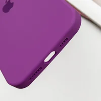 Чехол Silicone Case Full Protective (AA) для Apple iPhone 16 (6.1") Фиолетовый / Grape