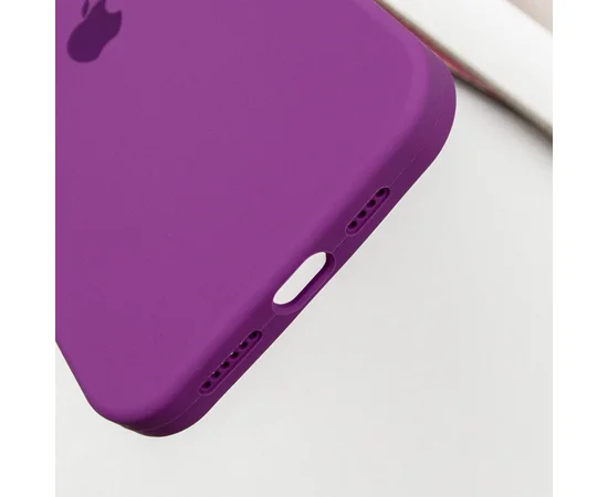 Чохол Silicone Case Full Protective (AA) для Apple iPhone 16 (6.1") Фіолетовий / Grape