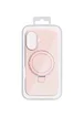 Чехол Silicone Case Full Protective NO LOGO with Ring для Apple iPhone 16 (6.1") Pink