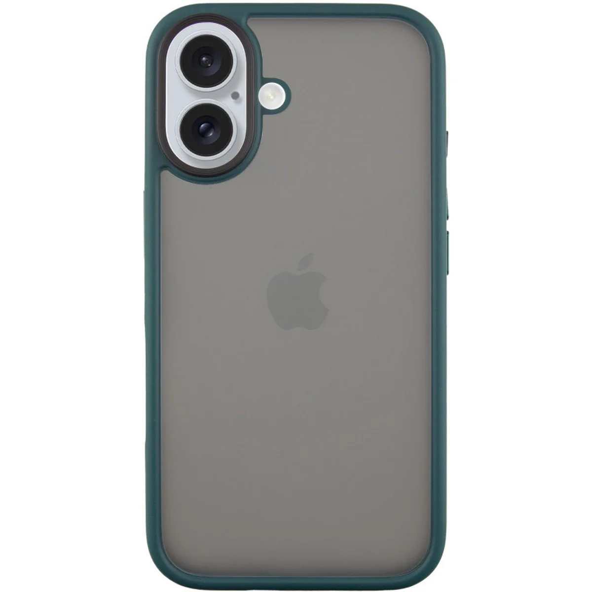 TPU+PC чехол Metal Buttons для Apple iPhone 16 (6.1") Зеленый