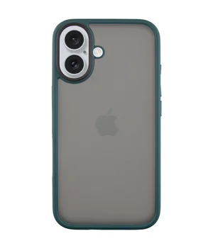 TPU+PC чехол Metal Buttons для Apple iPhone 16 (6.1") Зеленый