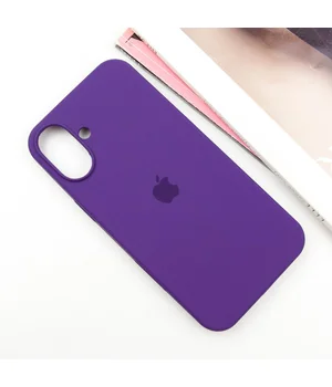 Чехол Silicone Case Full Protective (AA) для Apple iPhone 16 (6.1") Фиолетовый / Amethyst Чехол Silicone Case Full Protective (AA) для Apple iPhone 16 (6.1") Фиолетовый / Amethyst