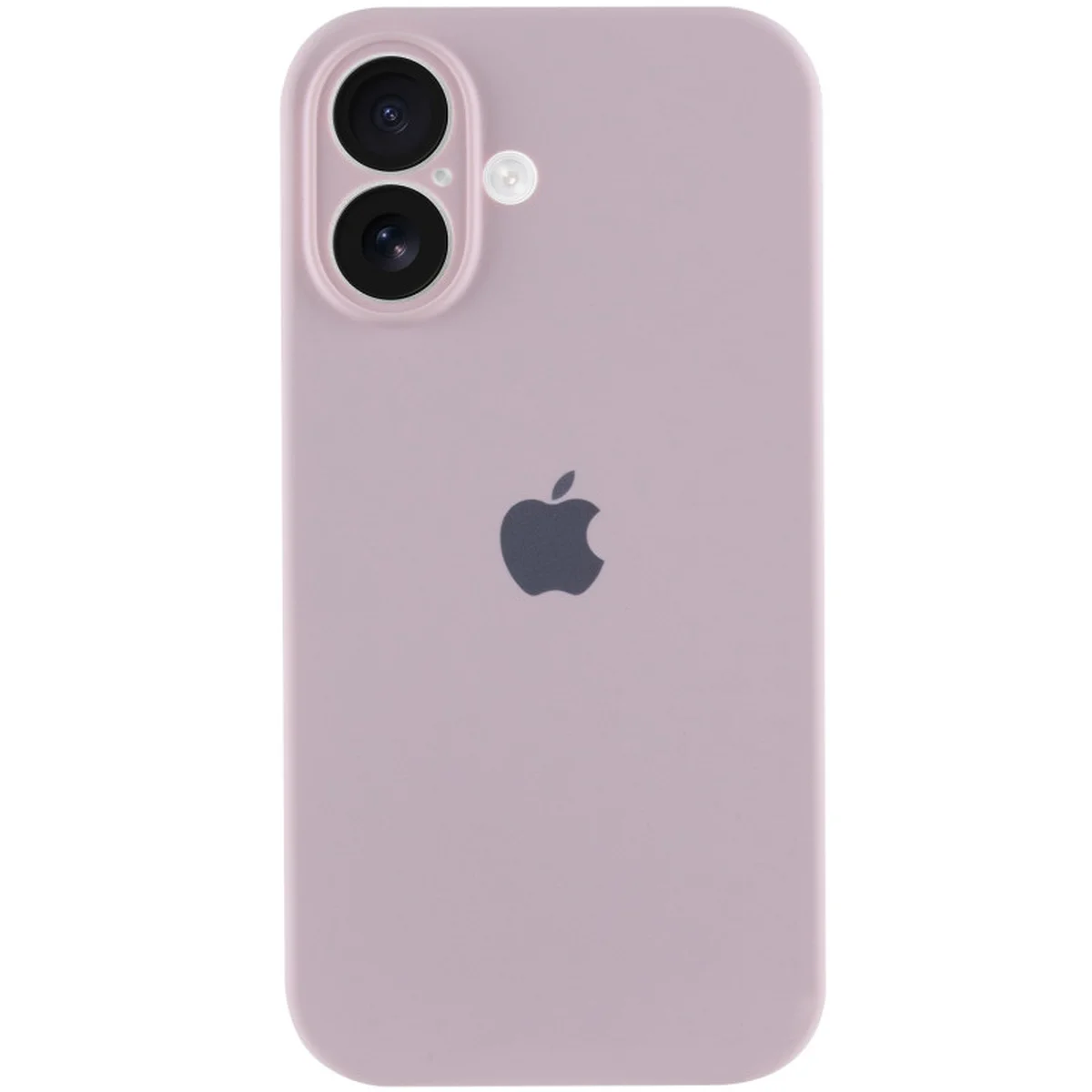 Чехол Silicone Case Full Camera Protective (AA) для Apple iPhone 16 (6.1") Розовый / Chalk Pink