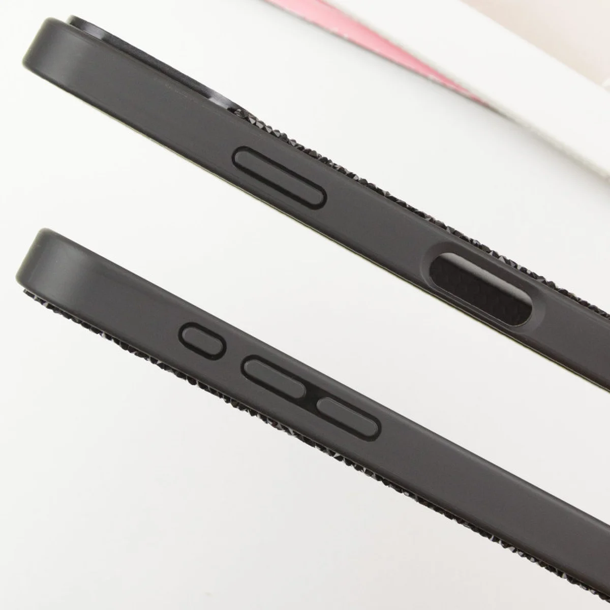 TPU чохол Bling World Rock Diamond with MagSafe для Apple iPhone 16 (6.1") Black