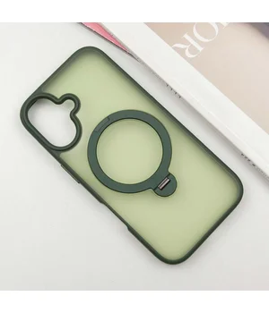 Чехол Ummi Colorful with MagSafe HQ Ring для Apple iPhone 16 (6.1") Green