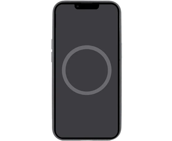 Чехол Silicone case (AAA) with Magsafe and Animation (button) для Apple iPhone 16 (6.1") Black