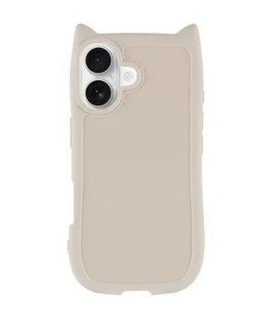 Чехол TPU Cat для Apple iPhone 16 (6.1") Antique White