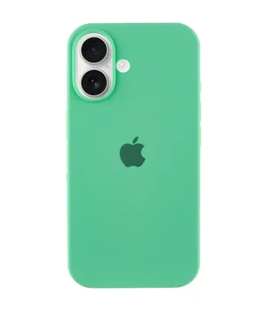 Чехол Silicone Case Full Protective (AA) для Apple iPhone 16 (6.1") Зеленый / Spearmint