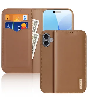 Чохол-книжка Dux Ducis Hivo для Apple iPhone 16 (6.1") Brown
