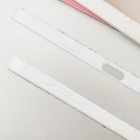 TPU чохол Bling World Rock Diamond with MagSafe для Apple iPhone 16 (6.1") White