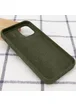 Чехол Silicone Case Full Protective (AA) для Apple iPhone 16 (6.1") Зеленый / Dark Olive