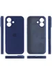 Чохол Silicone Case Full Camera Protective (AA) для Apple iPhone 16 (6.1") Синій / Deep navy