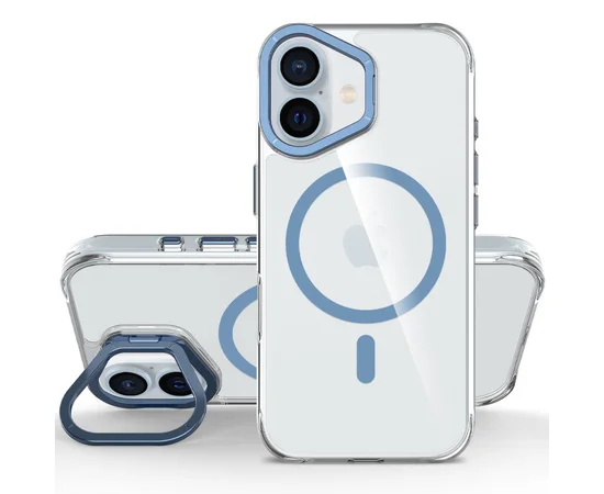 Чохол TPU Space Case Apex with MagSafe для Apple iPhone 16 (6.1") Navy Blue