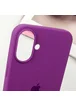 Чохол Silicone Case Full Protective (AA) для Apple iPhone 16 (6.1") Фіолетовий / Grape