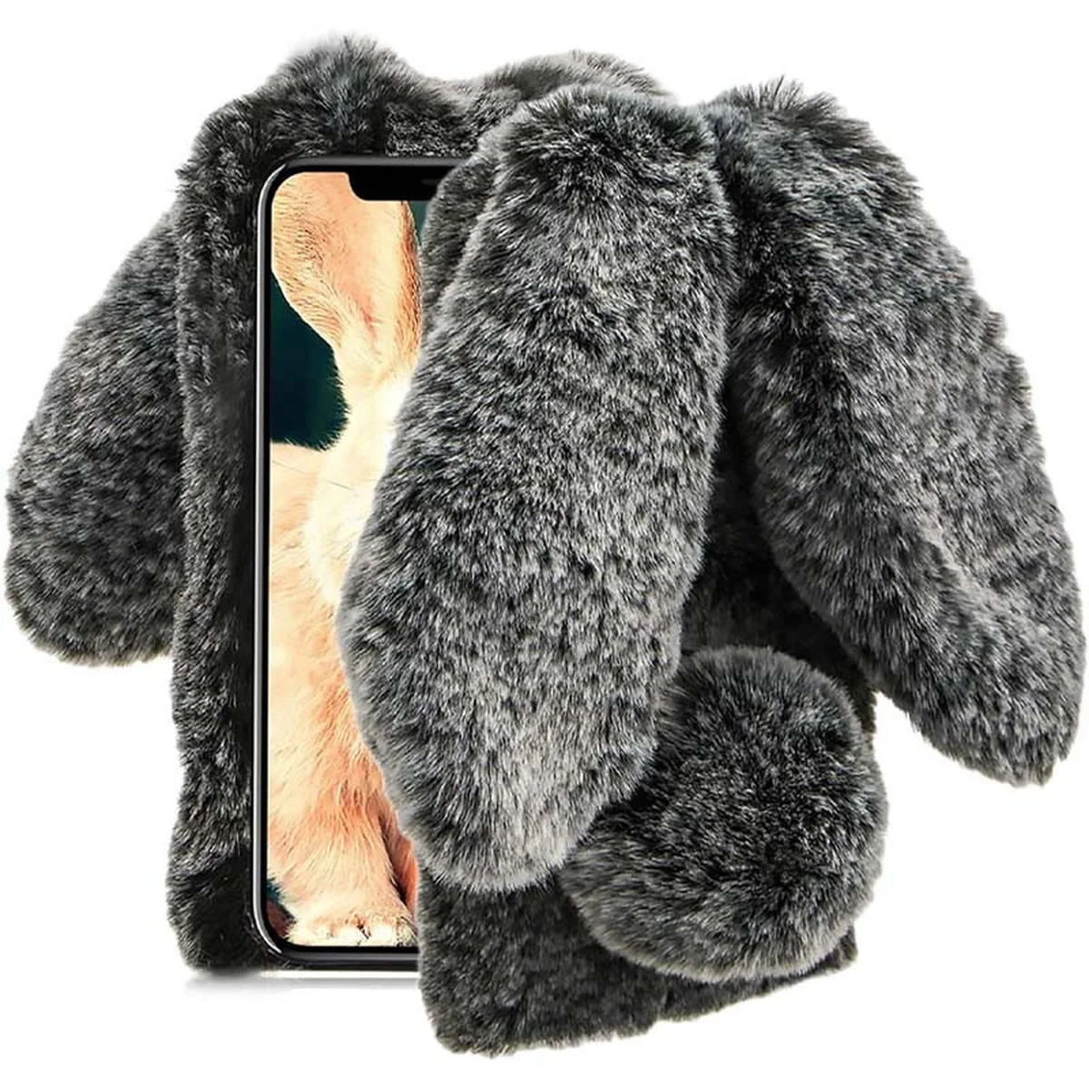 Чохол TPU Rabbit для Apple iPhone 16 (6.1") Grey