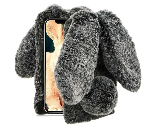 Чехол TPU Rabbit для Apple iPhone 16 (6.1") Grey