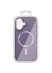 Кожаный чехол SnapCase with MagSafe для Apple iPhone 16 (6.1") Dark Purple