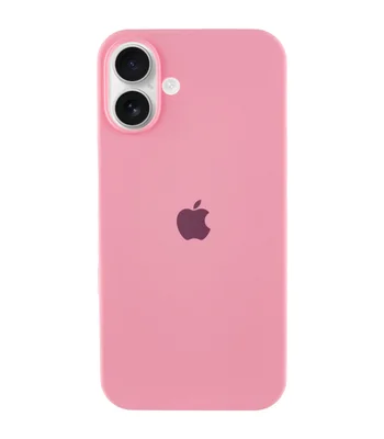 Чохол Silicone Case Full Protective (AA) для Apple iPhone 16 (6.1") Рожевий / Light pink