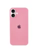 Чехол Silicone Case Full Protective (AA) для Apple iPhone 16 (6.1") Розовый / Light pink