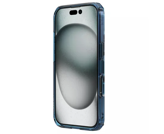 TPU чохол Nillkin Nature Pro Series для Apple iPhone 16 (6.1") Синій (прозорий)