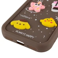 Чехол TPU Toys Case with Ears для Apple iPhone 16 (6.1") Brown