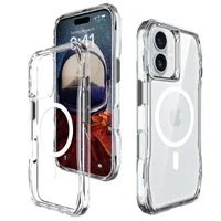 Чехол TPU Space Octagon with MagSafe для Apple iPhone 16 (6.1") Clear