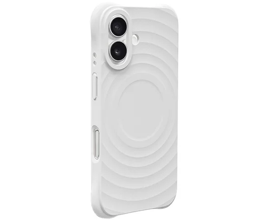 Чохол TPU Orbit with MagSafe для Apple iPhone 16 (6.1") White