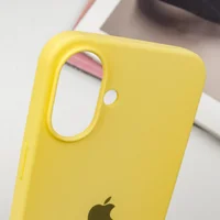 Чехол Silicone Case Full Protective (AA) для Apple iPhone 16 (6.1") Желтый / Yellow