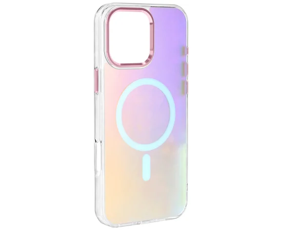 Чехол TPU Lunar Glow (MagFit) для Apple iPhone 16 (6.1") Baby Pink