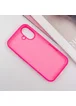 Чехол Silicone Case Full Protective (AA) для Apple iPhone 16 (6.1") Розовый / Barbie pink