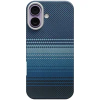 Чехол PC Carbon Protection Slim with MagSafe для Apple iPhone 16 (6.1") Blue