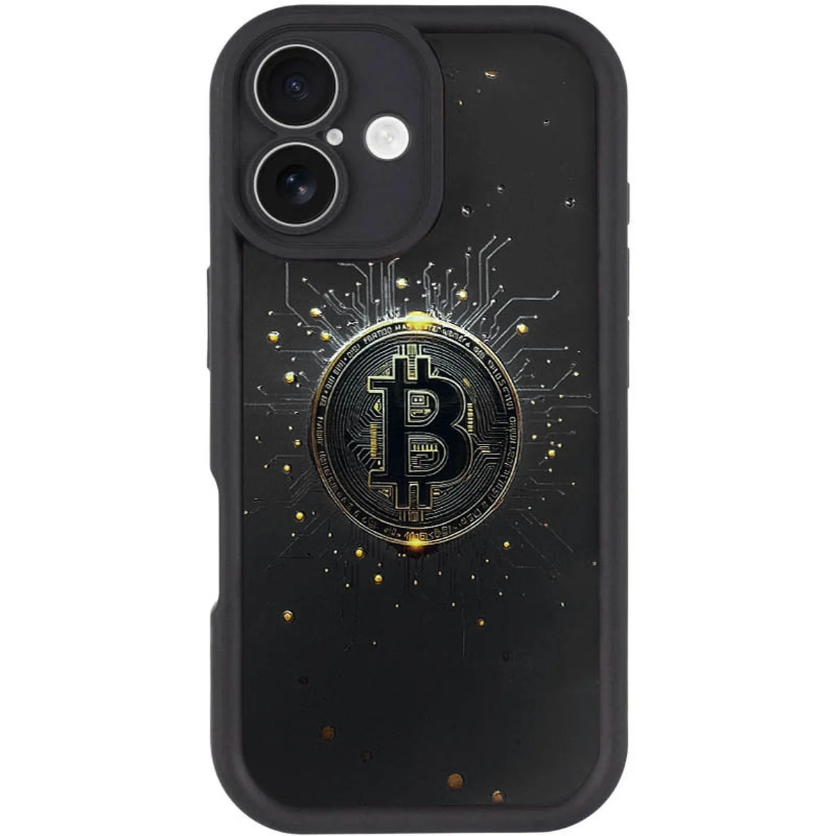 TPU чехол Prestige для Apple iPhone 16 (6.1") Bitcoin