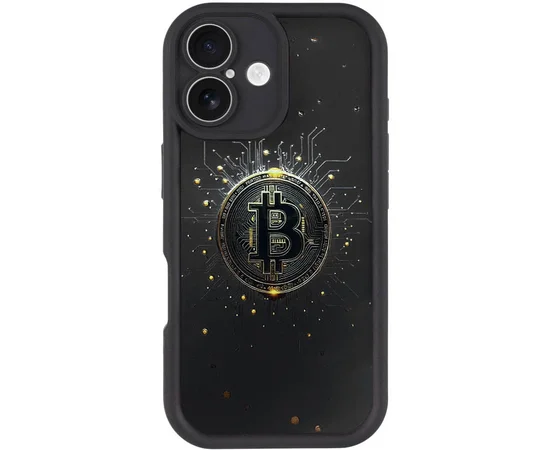 TPU чехол Prestige для Apple iPhone 16 (6.1") Bitcoin