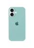 Чохол Silicone Case Full Protective (AA) для Apple iPhone 16 (6.1") Бірюзовий / Beryl