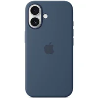 Чехол Silicone case (AAA) full with Magsafe and Animation для Apple iPhone 16 (6.1") Denim