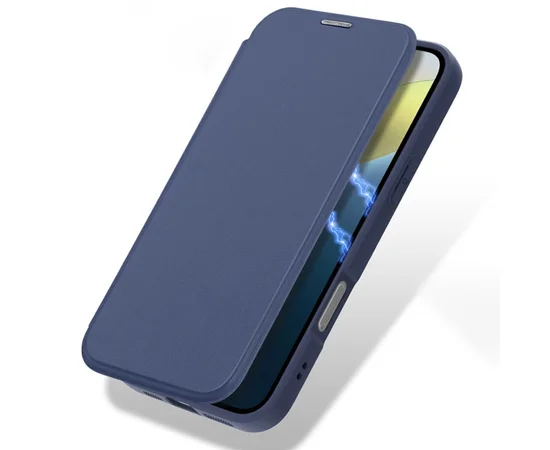 Чехол-книжка Dux Ducis Skin X Pro with MagSafe для Apple iPhone 16 (6.1") Blue