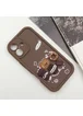 Чехол TPU Toys Case для Apple iPhone 16 (6.1") Brown / Sweet